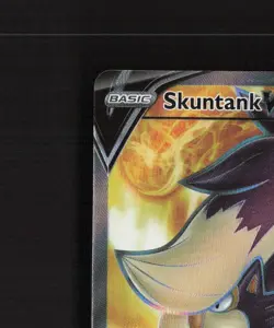 Skuntank V 180/195 Silver Tempest Full Art Ultra Rare Holo Pokemon Card NM - Image 3