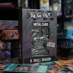 Yu-Gi-Oh! Fanattik Metal Card Metall Karte Barren Black Skull Dragon Limited - Image 2