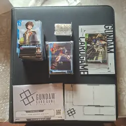 Gundam TCG Card Game Full Set C/U X8 Blue Beta Edit Lim Japan Dice-Promo-Token - Image 2