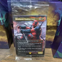 MTG - SLD - Secret Lair Marvel Deadpool Sealed In Pack X3 - Image 1