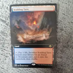 MTG - Scalding Tarn - Extended Art Modern Horizons 2 - Image 1