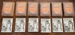 RARE MTG ORIGINAL UNLIMITED EMPTY STARTER DECK BOXES + INSTRUCTIONS X 6 - Image 1