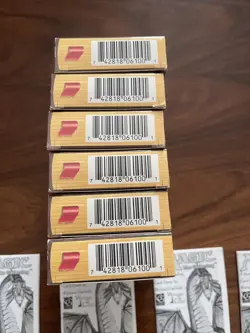 RARE MTG ORIGINAL UNLIMITED EMPTY STARTER DECK BOXES + INSTRUCTIONS X 6 - Image 4