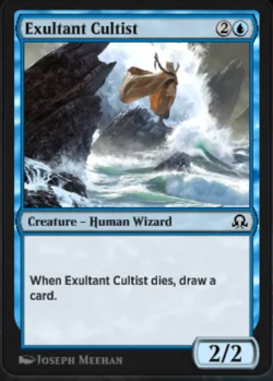 Exultant Cultist *Common* Magic MtG x1 Eldritch Moon SP - Image 1
