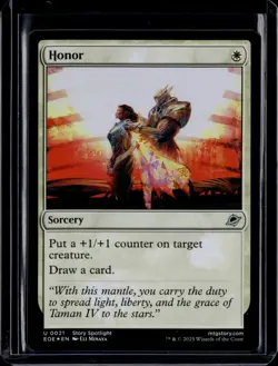 Honor - 21 - Foil - EOE - NM - MTG Magic the Gathering - Image 1