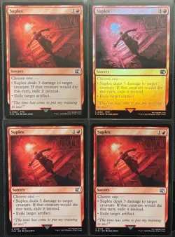 MTG Final Fantasy Suplex x 4 3 Regular/1 Foil (Common) - Image 1