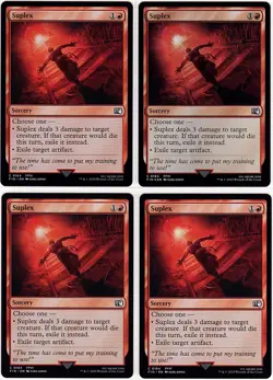 MTG Final Fantasy Suplex x 4 3 Regular/1 Foil (Common) - Image 2