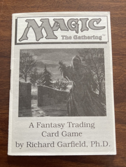 MTG RARE ALPHA RULEBOOK (1993) MAGIC THE GATHERING GOOD ALL ORIGINAL CONDITION - Image 1