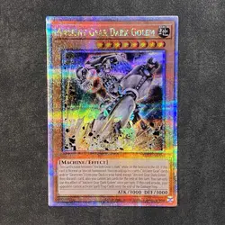 Yugioh Ancient Gear Dark Golem LEDE-AE006 QCSR Asia 25th Quarter Century NM - Image 1