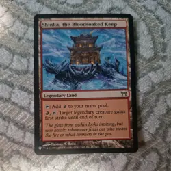 MTG - Shinka, the Bloodsoaked Keep ~ Champions of Kamigawa - Image 1