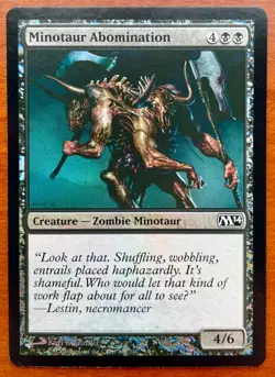 Minotaur Abomination - Creature Foil MTG Magic the Gathering (M10-14) WOTC - Image 1