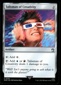 1x Talisman of Creativity - Universes Beyond: Doctor Who - NM - MTG - Image 1