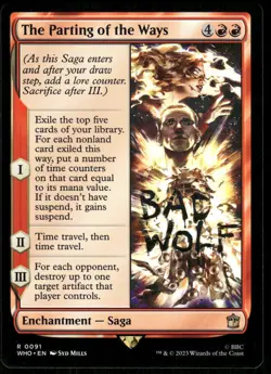 1x The Parting of the Ways - Universes Beyond: Doctor Who - NM - MTG - Image 1
