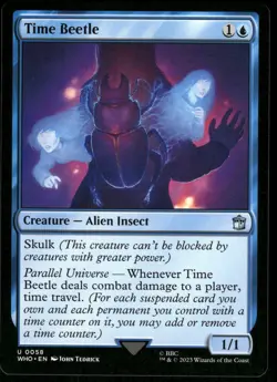 1x Time Beetle - Universes Beyond: Doctor Who - NM - MTG - Image 1