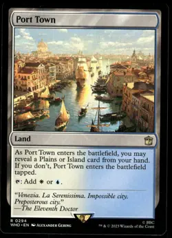 1x Port Town - Universes Beyond: Doctor Who - NM - MTG - Image 1