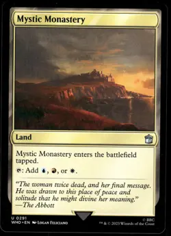 1x Mystic Monastery - Universes Beyond: Doctor Who - NM - MTG - Image 1