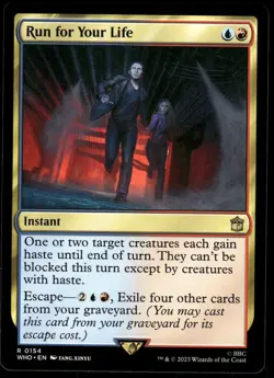 1x Run for Your Life - Universes Beyond: Doctor Who - NM - MTG - Image 1