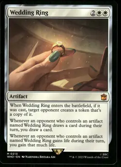 1x Wedding Ring - Universes Beyond: Doctor Who - NM - MTG - Image 1