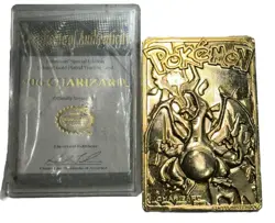 Pokemon Nintendo #06 Charizard Trading Card 23k Gold Plated 1999 Special Editio - Image 2