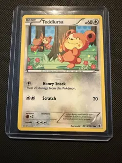 2013 Pokemon Black White Legendary Treasures Teddiursa Radiant Collection #RC15 - Image 1