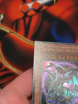 YuGiOh Chaos Emperor Dragon Envoy of the End IOC-000 Secret Rare 1st Edition NM - Image 3
