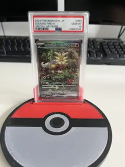 2024 Pokemon Card Gouging Fire EX 093/071 Wild Force SAR Japanese PSA 10 - Image 1