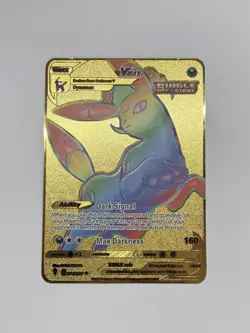 Umbreon VMAX 214/203 Rainbow Secret Rare Evolving Skies Gold Metal Fan Art Card - Image 1