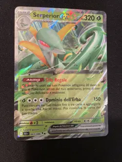 POKEMON CARD SERPERIOR EX 003/086 LUCE NERA ITALIANA NM - Image 1