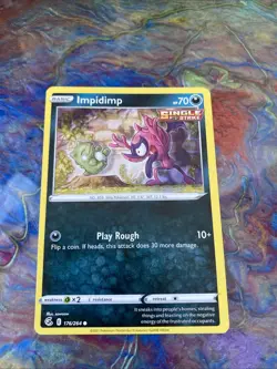Impidimp 176/264 Swsh08: Fusion Strike Regular Pokemon TCG card - Image 1