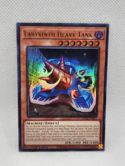 Yugioh! Labyrinth Heavy Tank MP24-EN257 Ultra Rare 1st Edition Dark Machine Card - Image 1