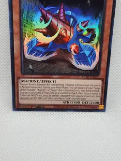 Yugioh! Labyrinth Heavy Tank MP24-EN257 Ultra Rare 1st Edition Dark Machine Card - Image 3