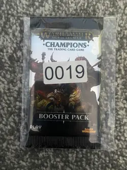 Warhammer Age of Sigmar Champions Trading Card Game Booster Pack, NEW, - Image 1