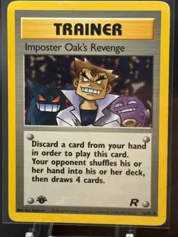 Pokemon Team Rocket's Card - Imposter Oak's Revenge 76/82 - Image 1