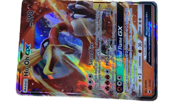 ULTRA RARE Ho-Oh GX 21/147 Burning Shadows Legendary Pokemon Card Holo Foil - Image 2