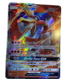 ULTRA RARE Ho-Oh GX 21/147 Burning Shadows Legendary Pokemon Card Holo Foil - Image 5