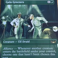 MTG Gala Greeters New Capenna - Foil Borderless Promo Rare NM Magic Card - Image 2