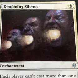 MTG Deafening Silence Throne of Eldraine LP Magic The Gathering Card 010/269 NM - Image 2