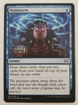 1x Brainstorm Double Masters MTG Magic the Gathering NM - Image 1