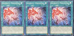 Infernity Paranoia PHRA-EN060 Phantom Rage 1st Edition (x3) - Yugioh Card - Image 1