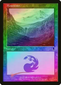 MTG Odyssey --- MOUNTAIN (#345) --- FOIL! Common! NM! Magic the Gathering! - Image 3