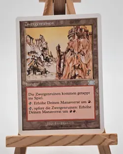 Zwergenruinen 6. Edition Magic Karte MTG deutsch (Dwarven Ruins) 323/350 - Image 1