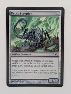 Dross Scorpion *Foil* - LP - Mirrodin - MTG - Image 1