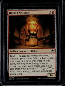 Roving Actuator - 157 - Foil - EOE - NM - MTG Magic the Gathering - Image 1