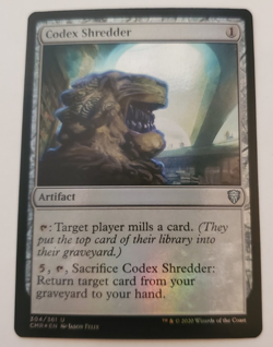 1x Codex Shredder FOIL Commander Legends MTG Magic the Gathering NM - Image 1