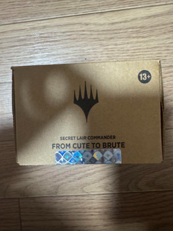 Secret Lair Commander Deck From Cute to Brute MTG Magic The Gathering Sealed Box - Image 1