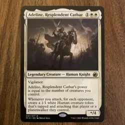 MTG Adeline, Resplendent Cathar (1/553) Innistrad Midnight Hunt NM Rare Magic - Image 1