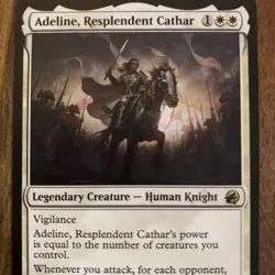 MTG Adeline, Resplendent Cathar (1/553) Innistrad Midnight Hunt NM Rare Magic - Image 2