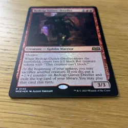 Redcap Gutter-Dweller - Wilds of Eldraine WOT - Rare - MTG Magic FOIL - Image 3