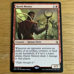 MTG Harsh Mentor Amonkhet Rare Magic The Gathering Card English - Image 1