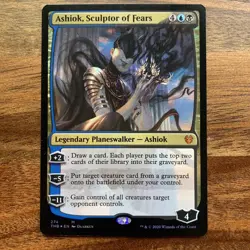 MTG ASHIOK, SCULPTOR OF FEARS - Theros Foil Mythic Magic The Gathering Card - Image 1